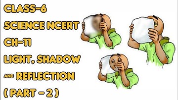 Class-6 Science NCERT Ch - 11 Light Shadows and Reflection ( part - 2 )
