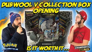 Champions Path Dubwool V Collection Box Opening! Is It Worth It?!? Code Cards For You! Pokemon!