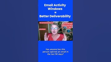 Increase your deliverability using the Email Activity Window #activecampaign #emailmarketing  #email