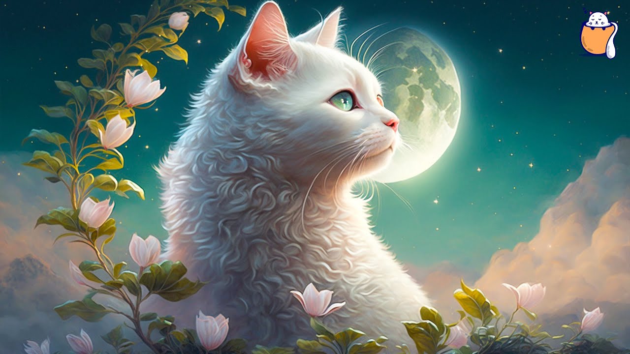 24 HOURS Soothing Music for Cats  Music to Help Your Cat Sleep  Sleepy Cat