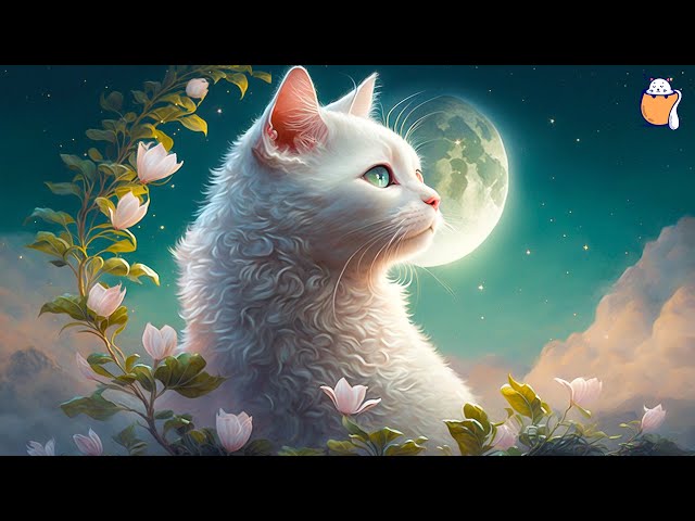 24 HOURS Soothing Music for Cats | Music to Help Your Cat Sleep | Sleepy Cat class=