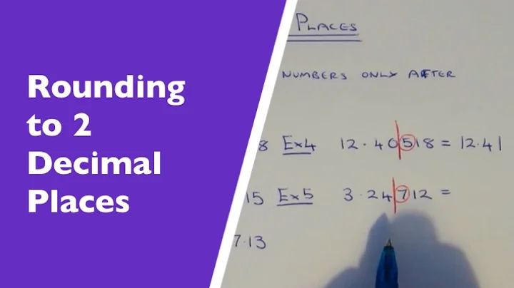 2 Decimal Places. How To Round Any Number Off To 2 Decimal Places.