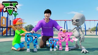 ကျွန်တော်တို့ 67 BRAINROT မိသားစုကို ကယ်တင်ထားခဲ့တယ် | I found 67 BRAINROT Family in GTA V