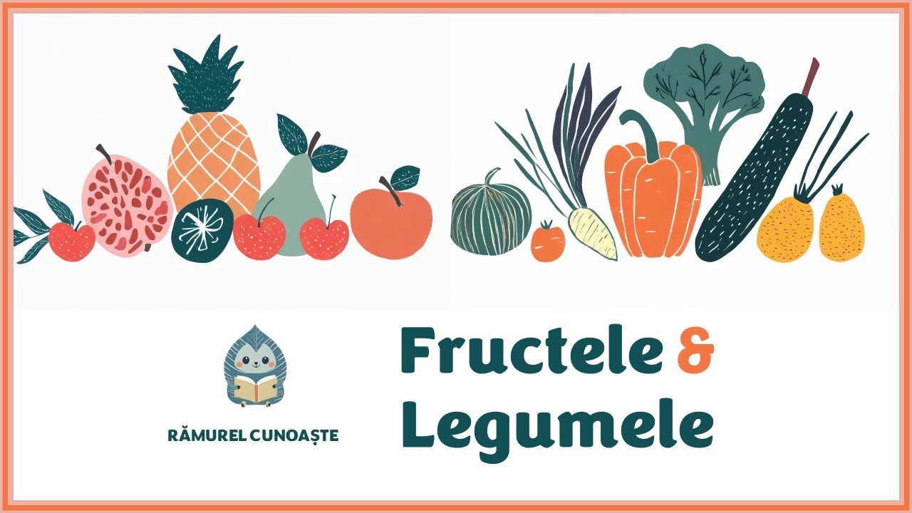 Învață fructele și legumele cu Rămurel