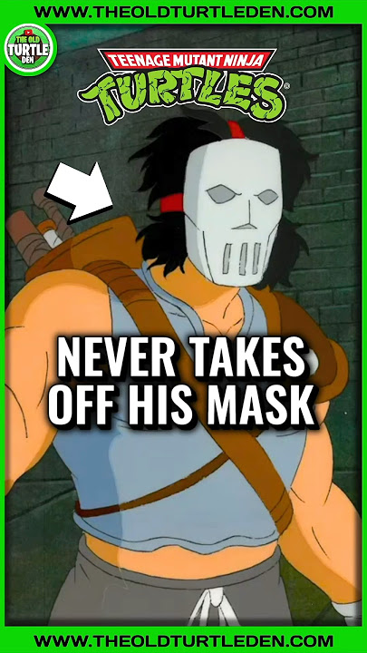 1987 Casey Jones never takes off his mask