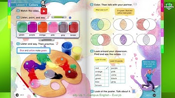 Everybody up 1 - Unit 2 - Art class - Lesson 4 - Colors