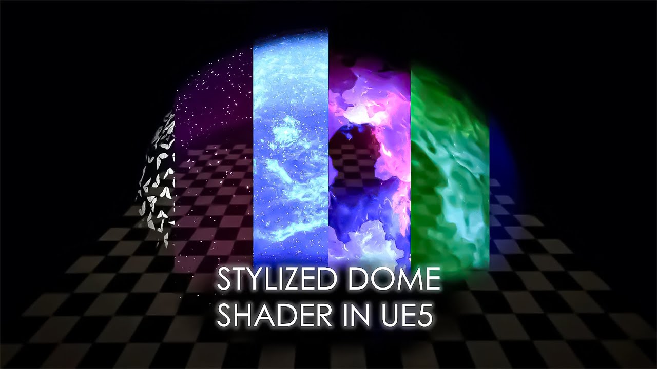 Stylized dome shader in UE5. Demo v3 - YouTube
