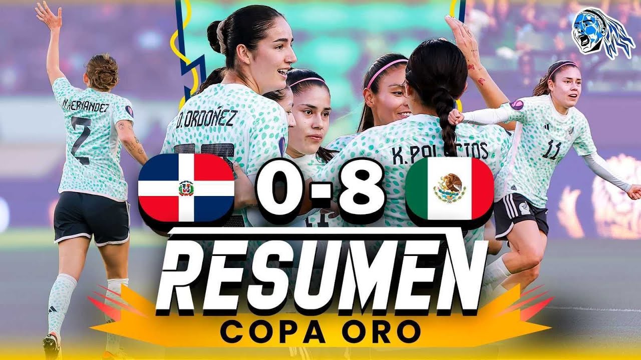 MÉXICO se RECUPERA en la COPA ORO y vence 8-0 a República Dominicana ...