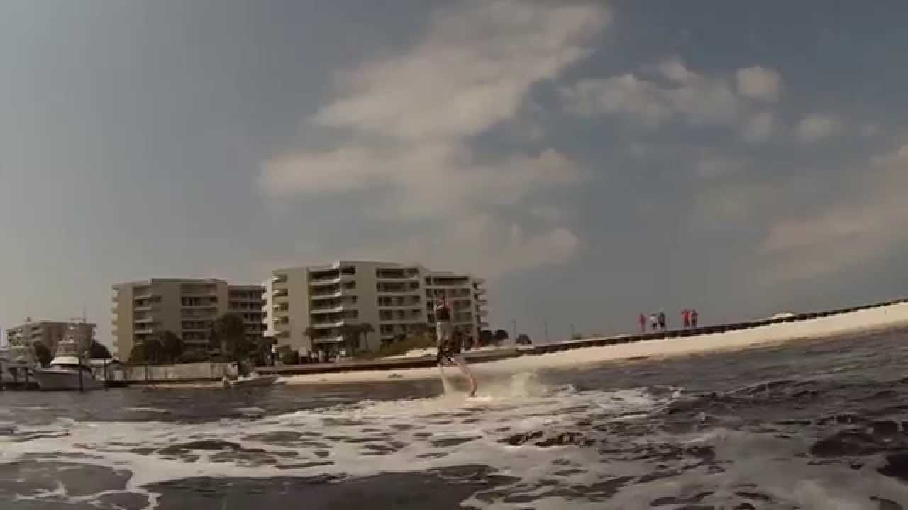 1st time Flyboarding in Destin