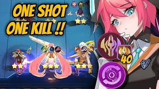 LAYLA YUKI 3 + 40 STACKS IMMORTAL 1 SHOT 1 KILL !! MAGIC CHESS MLBB