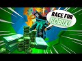 Racing RANDOM People For ROBUX in Tower of Hell | ROBLOX