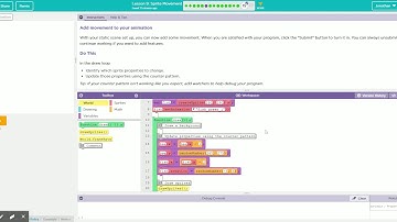 Lesson 9 Page 15  Sprite Movement