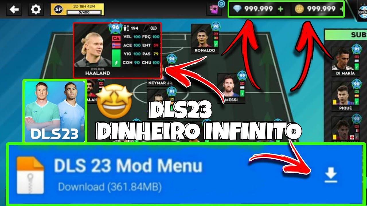 Como Ter Dinheiro Infinito no Dream League Soccer 2023? - DLS 23!! 