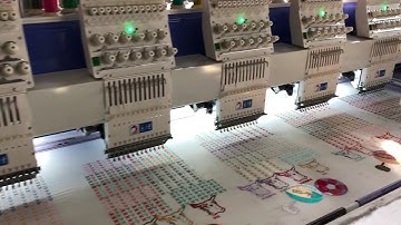 Lejia 12 needles 15 heads high speed computer embroidery machine