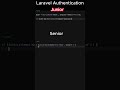 Laravel Authentication Done Right ✅ #coding