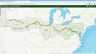 Great American RailTrail Interactive Map and TrailLink Tutorial