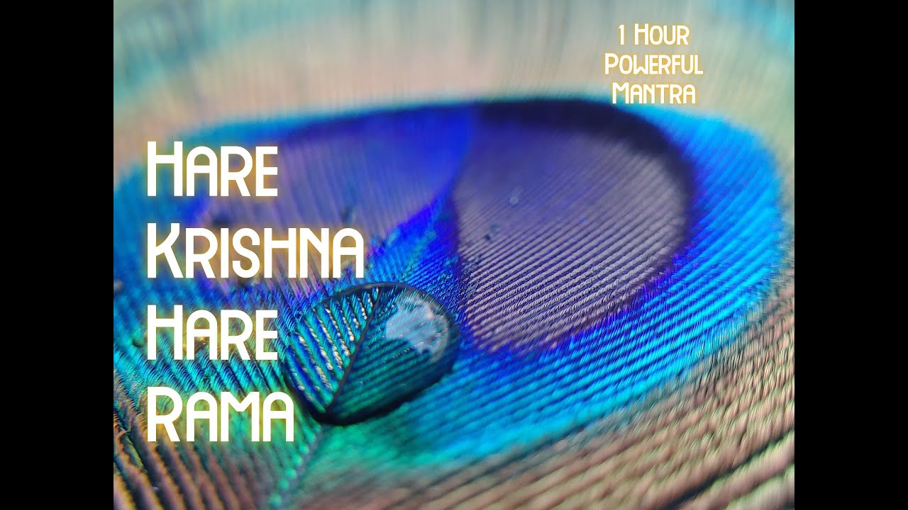 Hare Krishna Hare Rama   MahaMantra  1 Hour Daily Krisna Bhakti Meditation Song  Calming Music