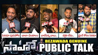 Sahoo Public Talk || Genuine Public Talk || Prabhas Fans Reaction On Sahoo Movie || Bezawada Media