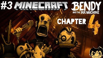 Bendy and the Ink Machine Chapter 4 in Minecraft Part 3 - Map Showcase