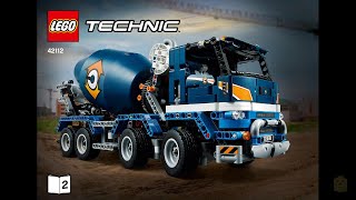 LEGO Technic 42112 - Cement Mixer Instructions (Booklet 2/2)
