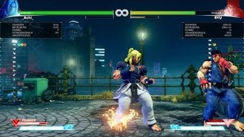 STREET FIGHTER V anti air training with follow up ;)