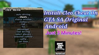 How To Install Cleo Mods In GTA San Andreas Original Android | Scripts Cheats Menu In GTA SA Mobile screenshot 5