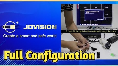 Jovison Ip Camara NVR Configuration and installation camara process full video.