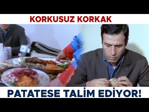 Korkusuz Korkak Türk Filmi | Mülayim Patatese Talim Ediyor! Kemal Sunal Filmleri