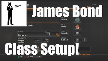 Black Ops 2: "James Bond" Class Setup!