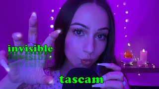 ASMR Invisible Scratching ☆💅 intense ☆ tascam foam bliss ☆💅