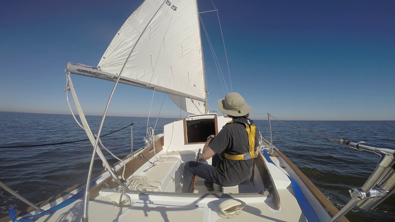 Alberg 30 Galveston Bay Solo Sail