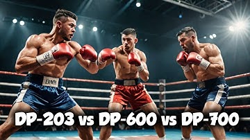 DP-203 vs DP-600 vs DP-700