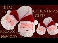 Como hacer Pantuflas de Papa Noel Santa Claus a crochet regalos de Navidad fácil de hacer