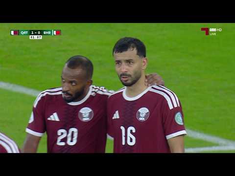 ملخص مباراة قطر والبحرين 2-0 | خليجي 27