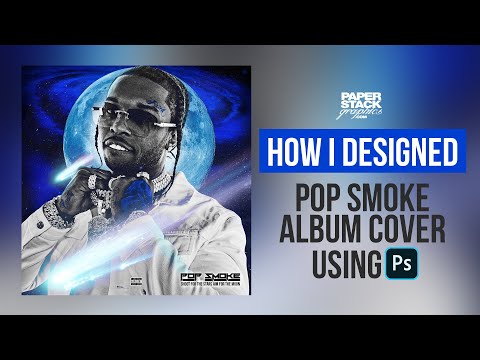 #LIVE Pop Smoke Album Cover Design Paper Stack Graphics Live Stream