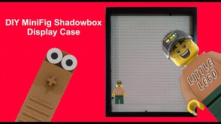 LEGO CITY UPDATE: (DIY) Making a Shadowbox MiniFig Display Case (No Tools needed!!)