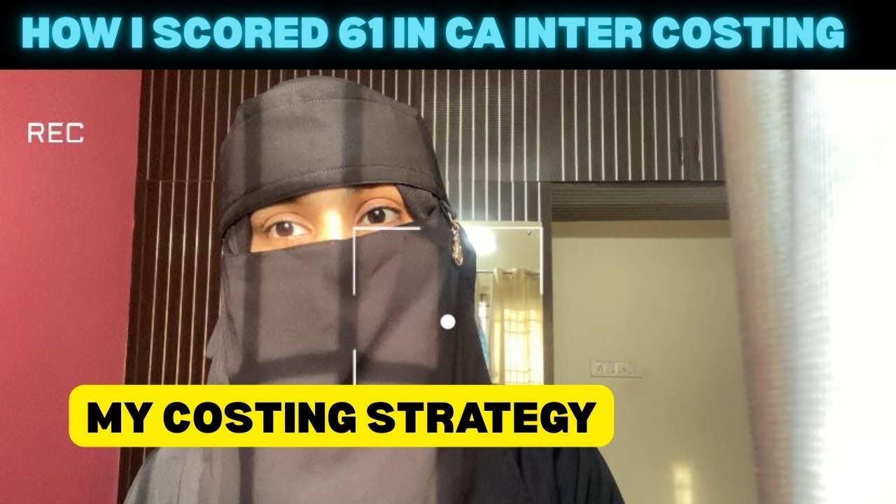 How To Get Exemption In CA INTER COSTING | My strategy for Scoring 61 ...