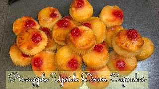 Pineapple Upside Down Cupcakes. 🍍 by GrubbingWithTy 509 views 4 years ago 4 minutes, 14 seconds