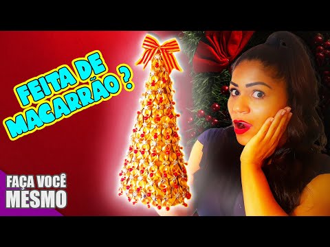 Vídeo: Como Fazer Uma árvore De Natal Com Macarrão