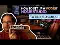 How to record your guitar and setup a home studio - Modest Home Studio - Record guitar on computer