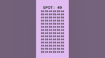 can you find 49 in 5 seconds? #wordpuzzlegame #game #mathematics #mindbendingquiz #puzzle6 5