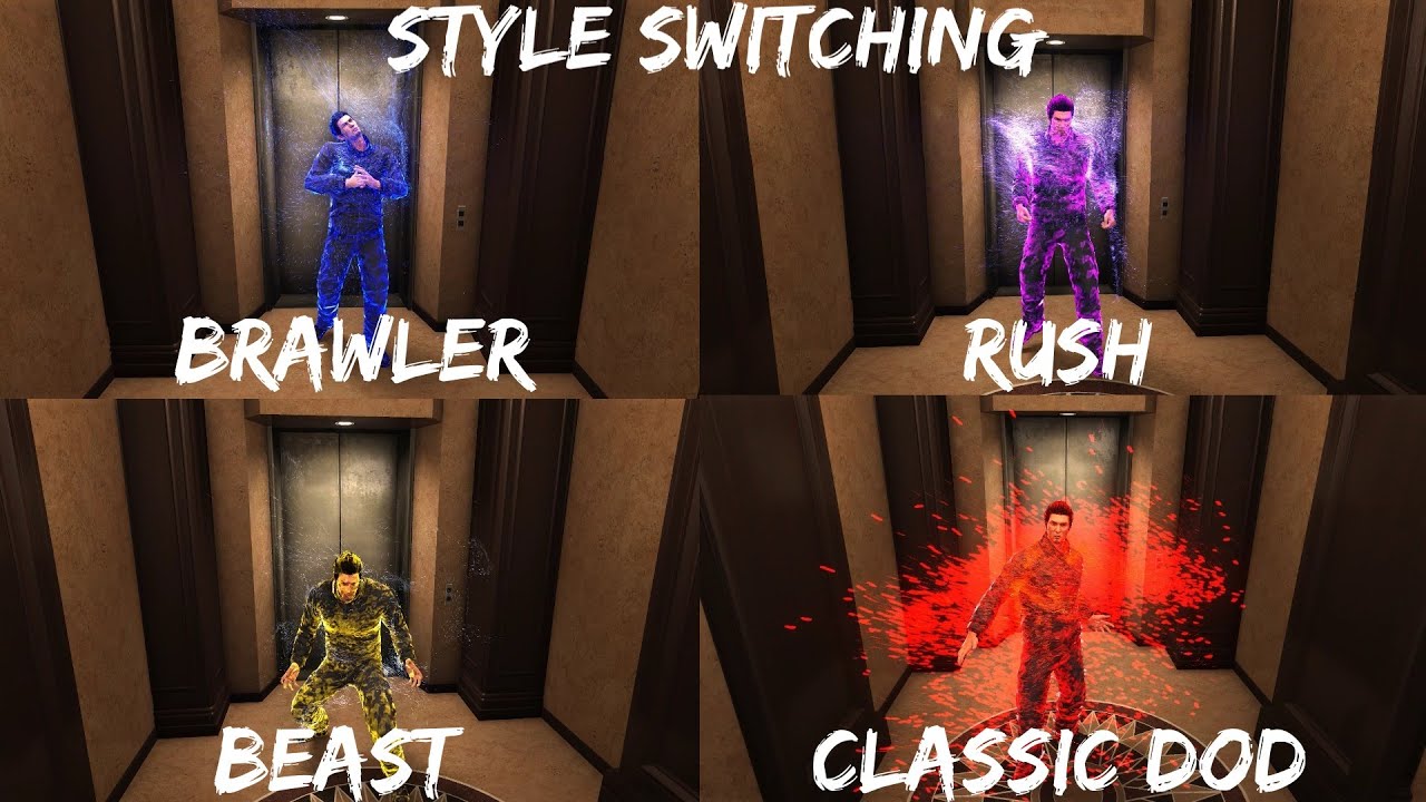 Yakuza 6 Mod Showcase: Style Switching [All Kiryu's Styles]
