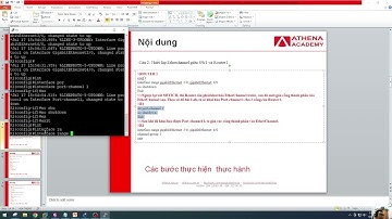 BÀI 14: ETHER CHANNEL - TRUNKING VTP - SPANNING TREE - INTER VLAN