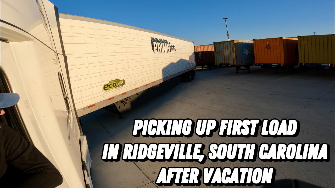Em Load Sc Picking Up First Load In Ridgeville, South Carolina After Vacation ...