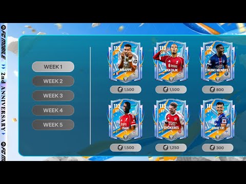 ANNIVERSARY EVENT OFFICIAL CARDS REVEALED BY EA ๐จ๐ฅ FULL GALLERY CHAPTER LE*KED๐ MBAPPE & ISAK COMING