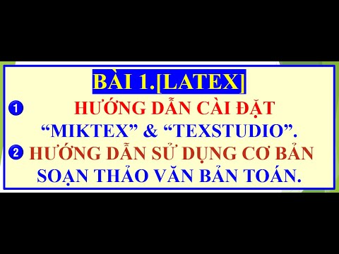 sublime text 3 font ภาษาไทย  Update  BÀI 1. [LATEX] HƯỚNG DẪN CÀI ĐẶT MIKTEX \u0026 TEXSTUDIO \u0026 HD USE CƠ BẢN.