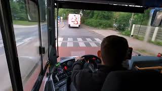 Езда на АВТОБУСЕ в Чехии / Řidič autobusu / Liberec - Rychnov