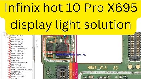 infinix hot 10 Pro(x695) display LED light problem solution #mobile #infinixhot10pro #infinix