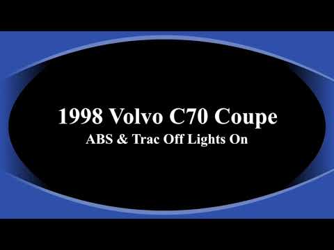 1998 Volvo C70 ABS and Trac Off Lights On