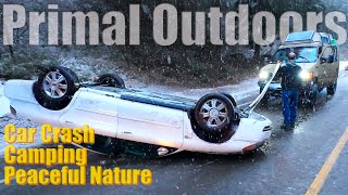 Car Crash Camping and Peaceful Nature by Primal Outdoors